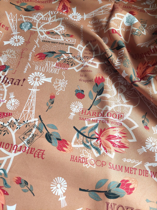 Table cloth - Afrikaans wording