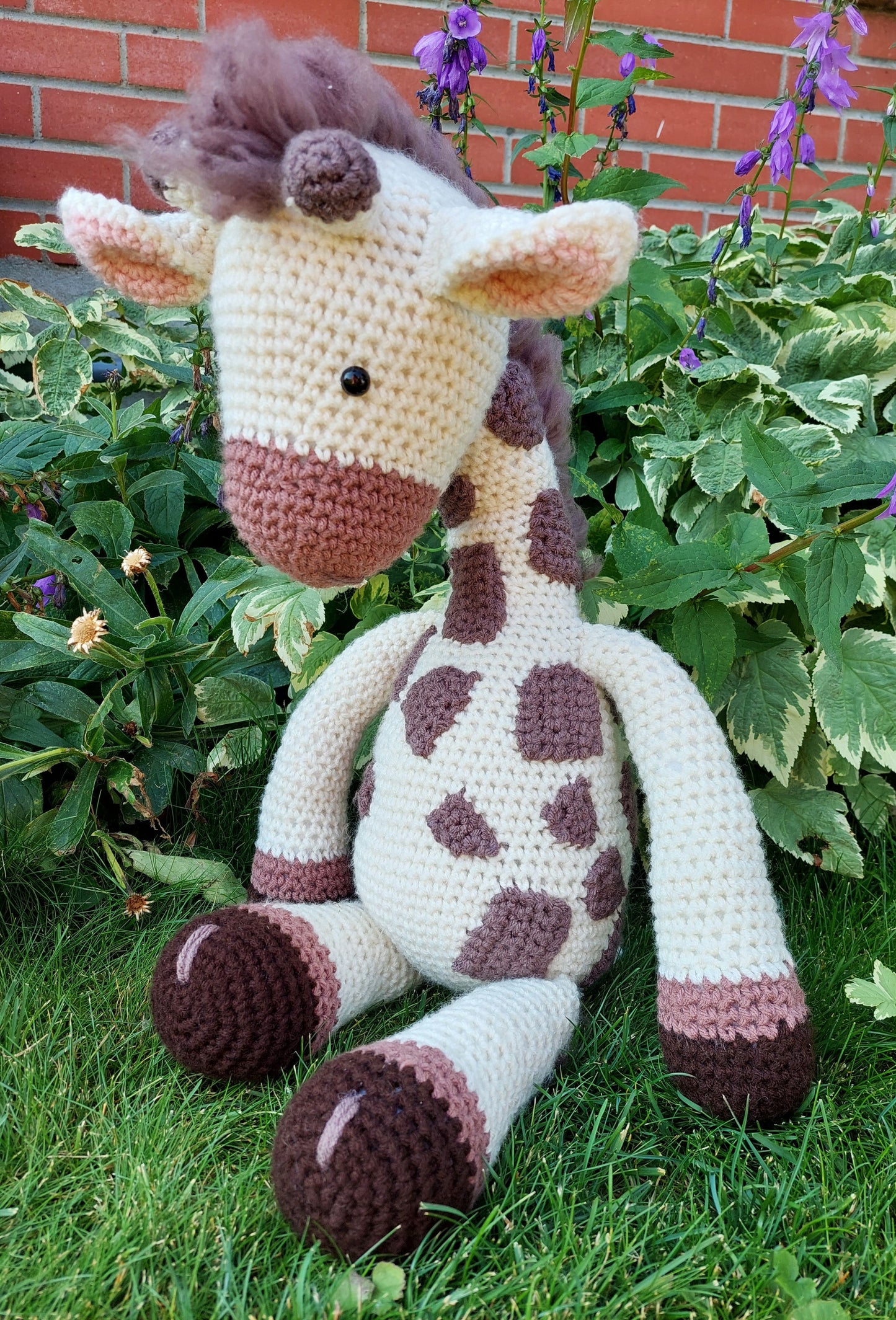 Crochet Giraffe 67cm Tall