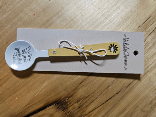 Enamel sugar spoon - Die Jirre lief jou - multiple colors