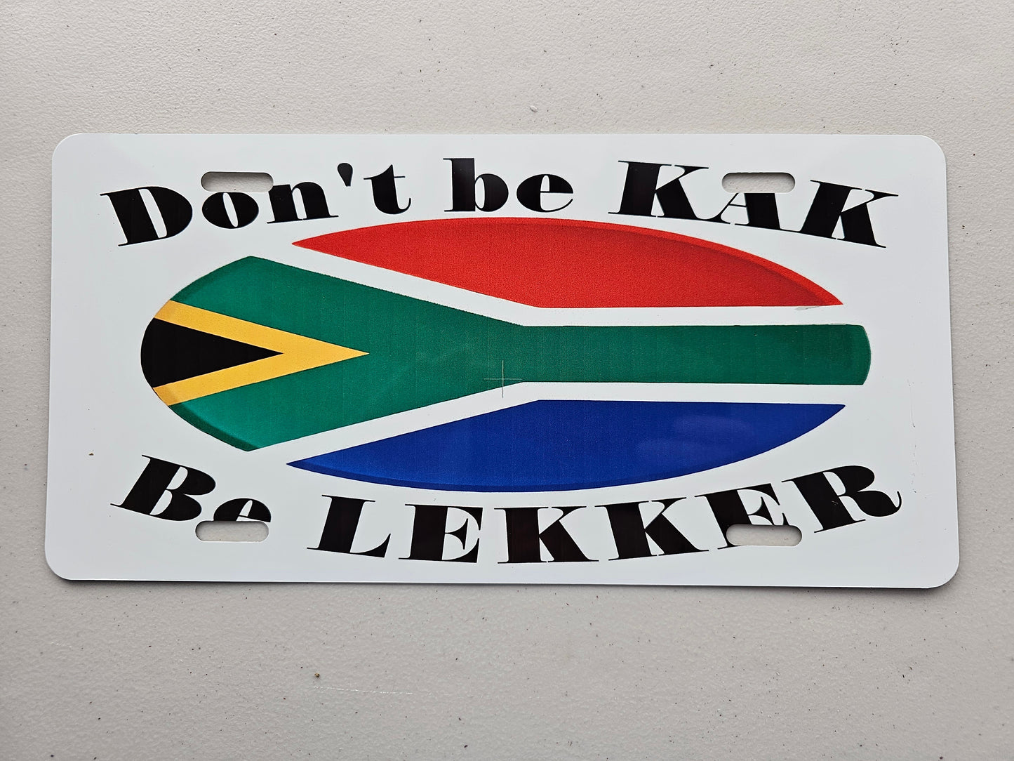 Number plates - South African