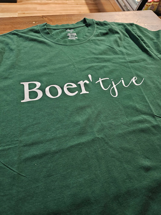 Green T-shirt Boertjie - Large