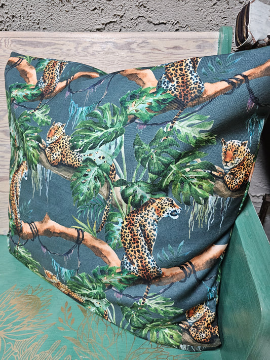 23x23 cushion cover green