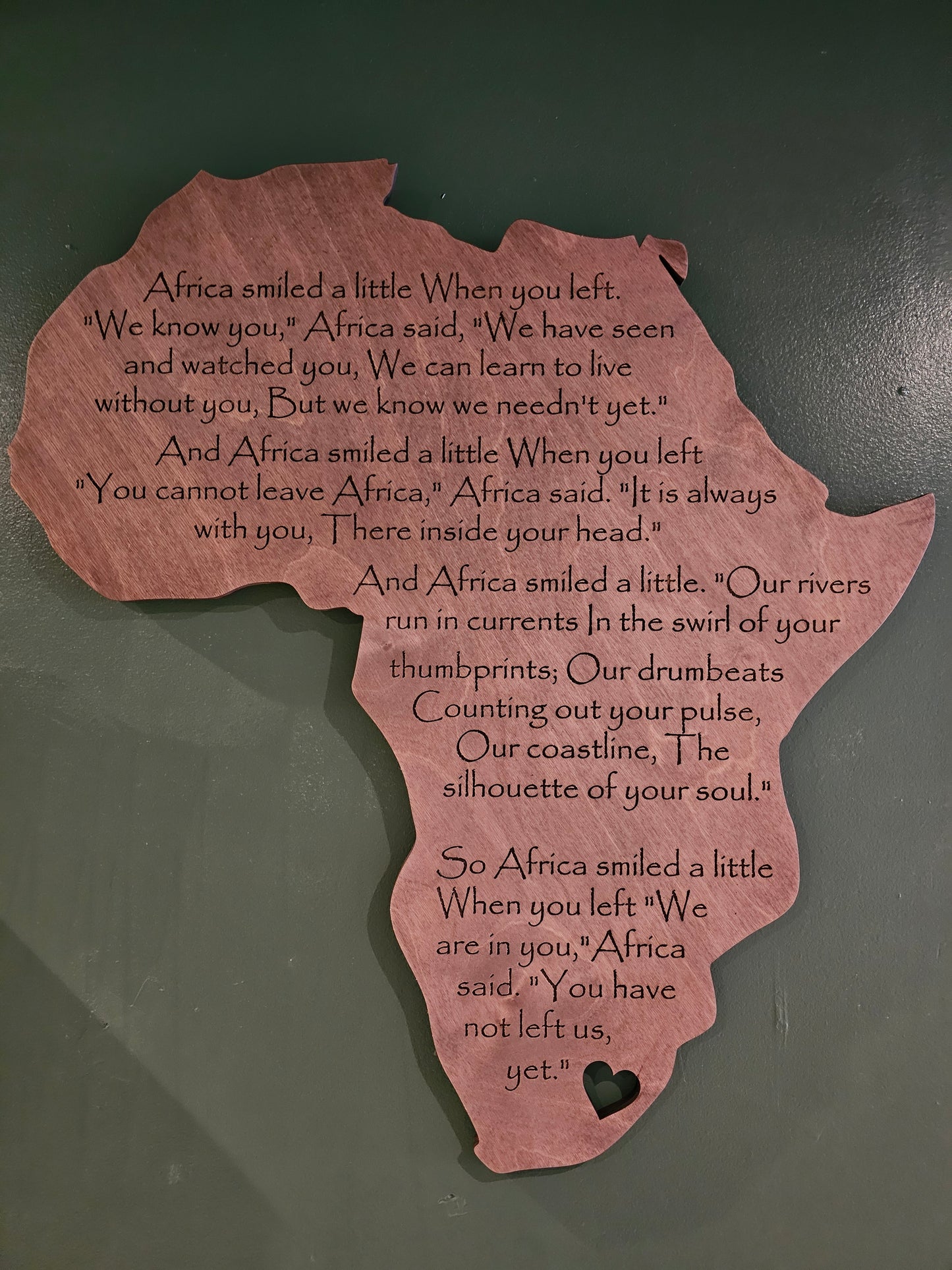 Africa wall decor