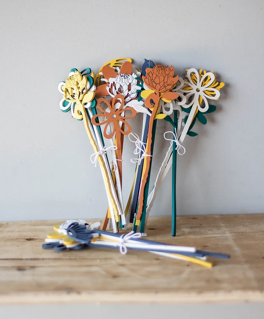 Flat Flower bunch set of 5