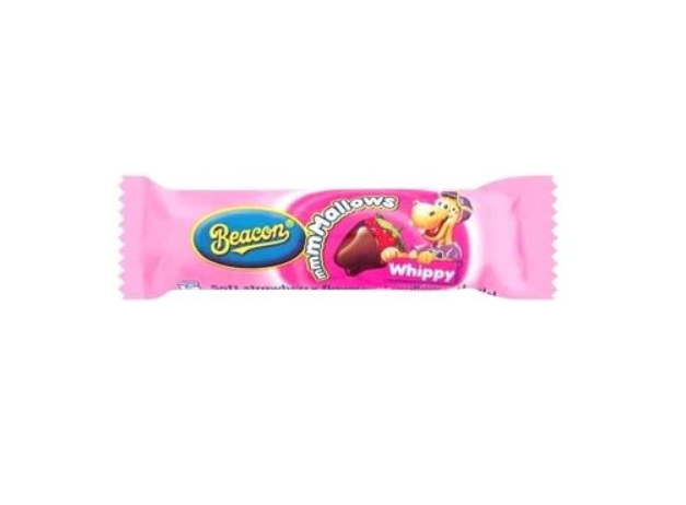 Beacon Whippy Strawberry Marmallow Chocolate Bar, 41g- past BB date