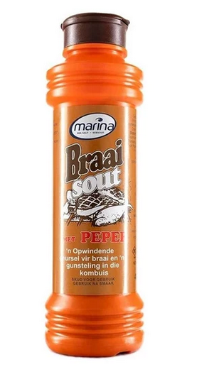 Marina Braai salt with pepper 400g