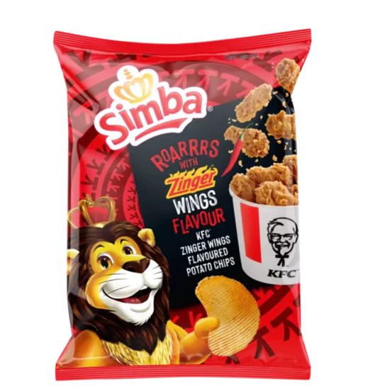 Simba KFC Zinger Wings Flavour Potato Chips 120g