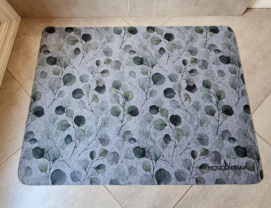 Dreamy Eucalyptus - Recycled Felt MAT