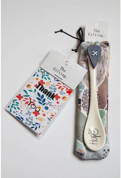 Ceramic spoon/bag/card - multiple options