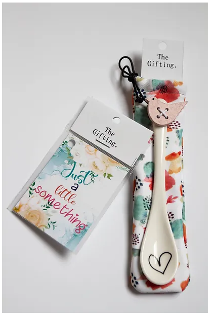 Ceramic spoon/bag/card - multiple options