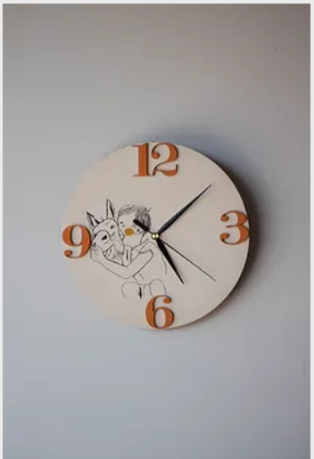 Donkey 250x250 Clock