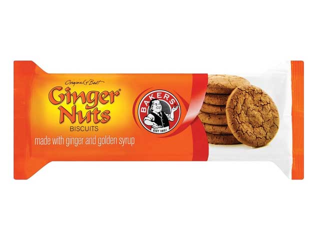 Bakers ginger nuts , 200g