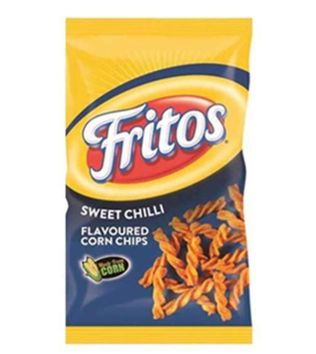 Fritos Sweet Chilli Corn Chips, 120g