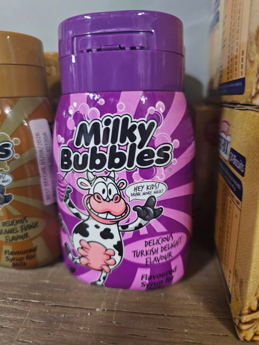 Milky bubbles milk flavor Turkish delight