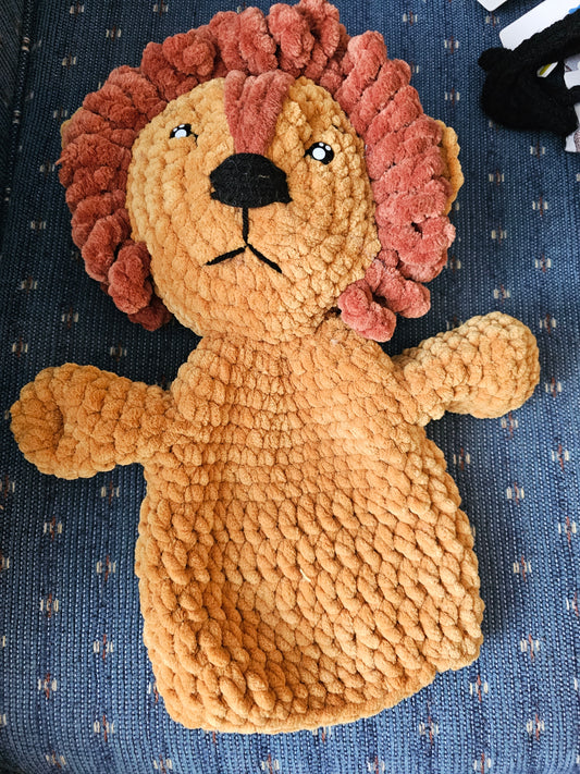 Crochet Handpuppet - lion