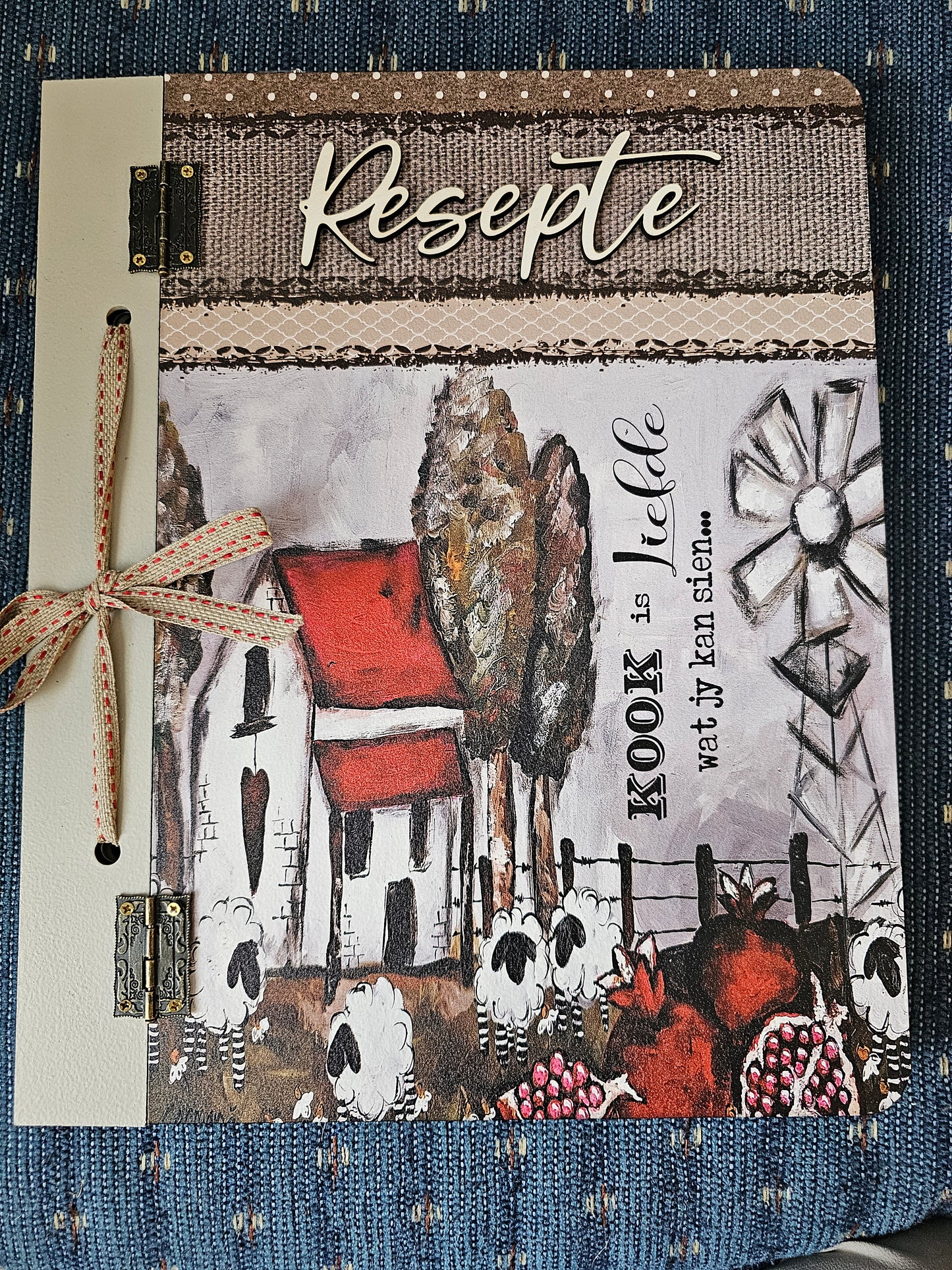 Recipe book holder skapie