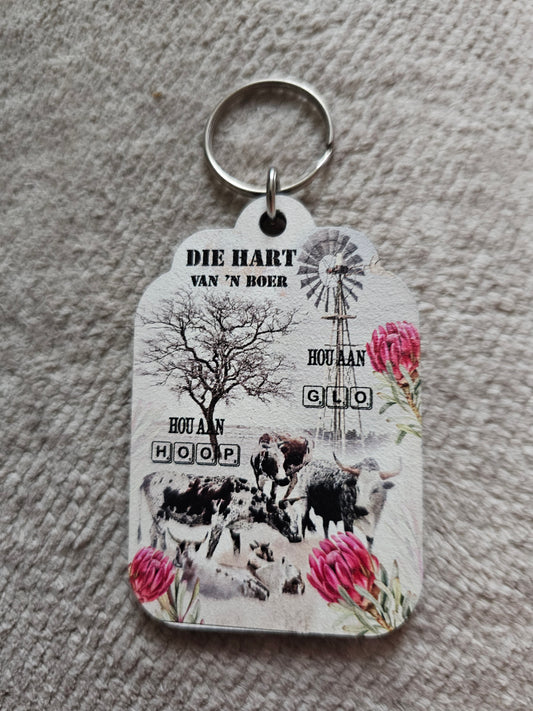 Die hart keyring