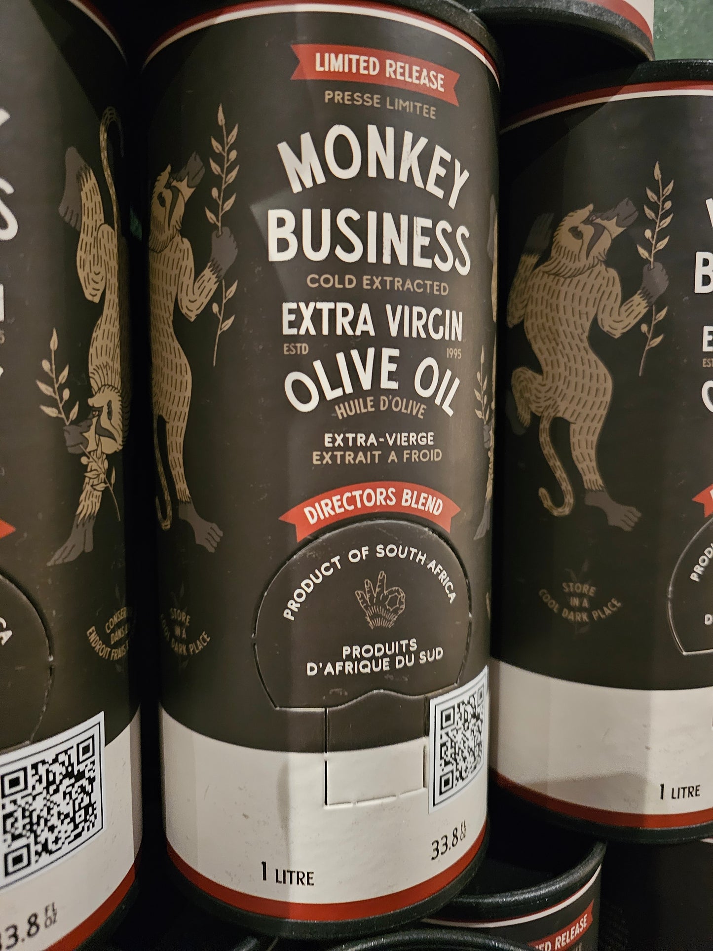 Monkey Business olive oil